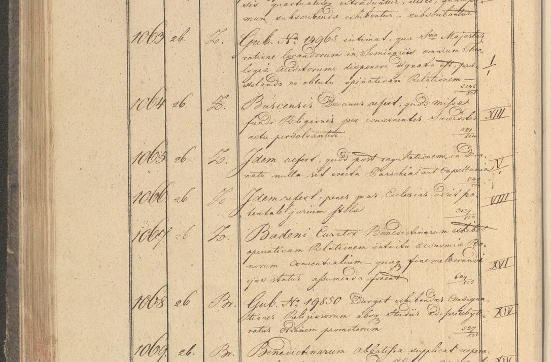 Zdjęcie nr 135 dla obiektu archiwalnego: Protocollon exhibitorum in Ecclesiasticis ex anno 1825