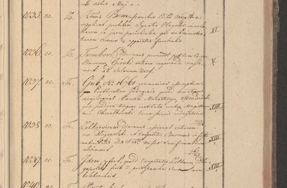 Zdjęcie nr 132 dla obiektu archiwalnego: Protocollon exhibitorum in Ecclesiasticis ex anno 1825