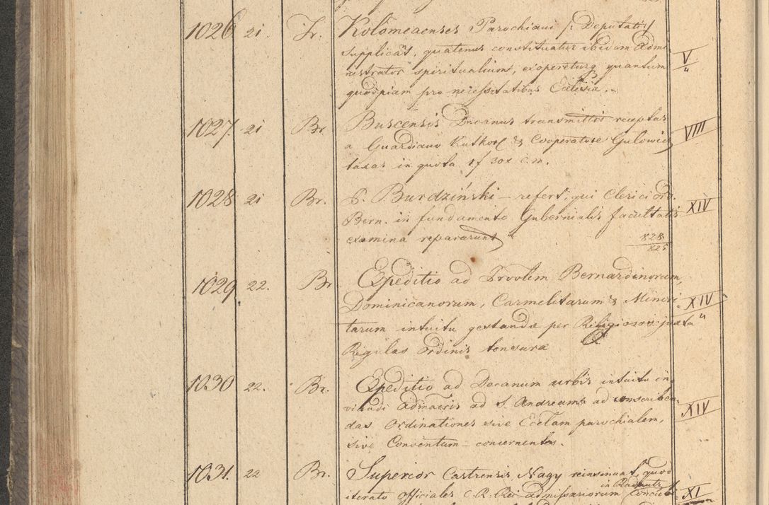 Zdjęcie nr 131 dla obiektu archiwalnego: Protocollon exhibitorum in Ecclesiasticis ex anno 1825