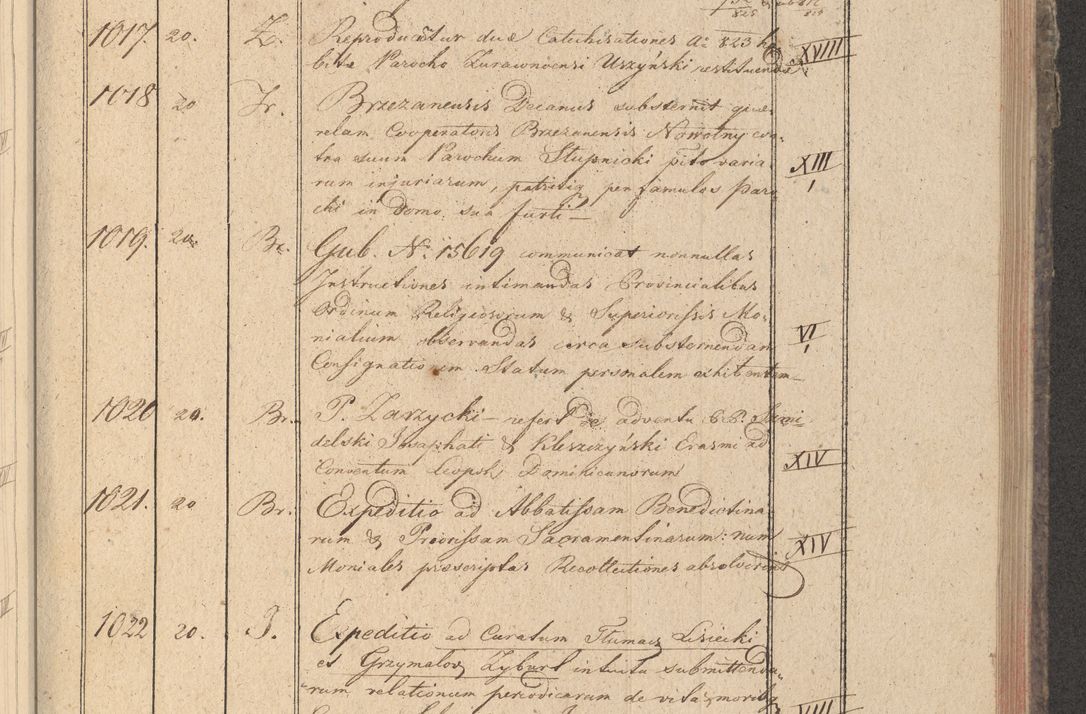 Zdjęcie nr 130 dla obiektu archiwalnego: Protocollon exhibitorum in Ecclesiasticis ex anno 1825