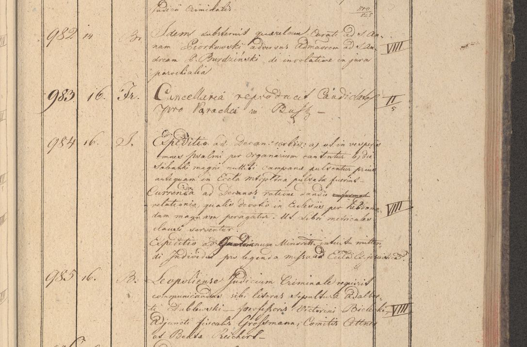 Zdjęcie nr 126 dla obiektu archiwalnego: Protocollon exhibitorum in Ecclesiasticis ex anno 1825