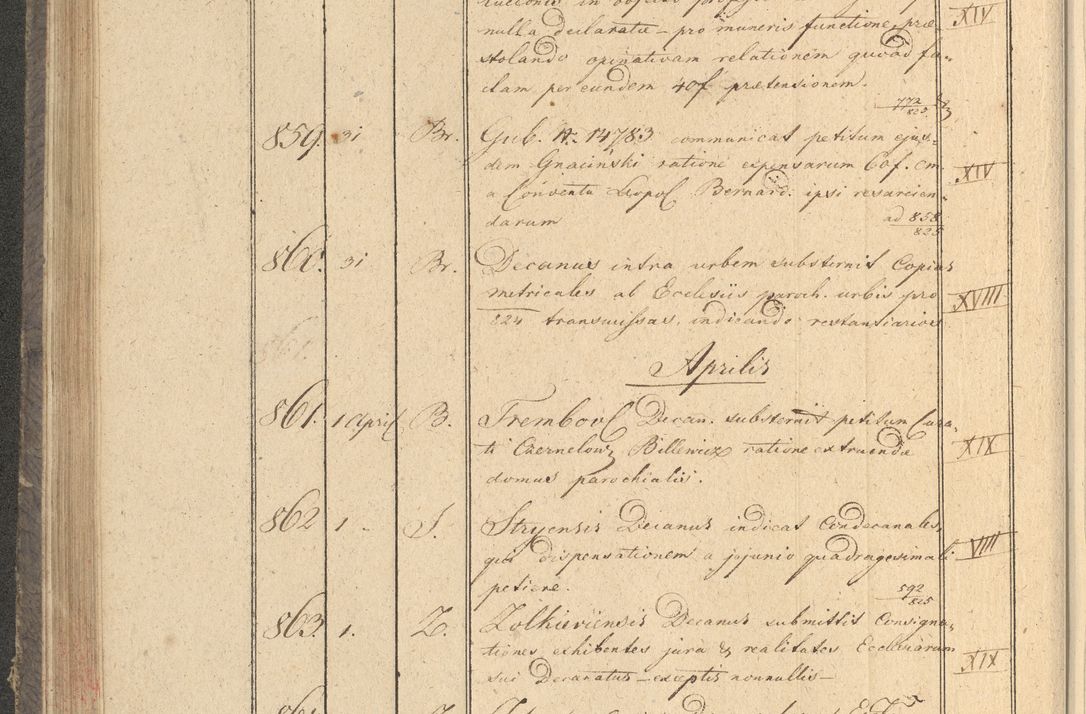 Zdjęcie nr 113 dla obiektu archiwalnego: Protocollon exhibitorum in Ecclesiasticis ex anno 1825