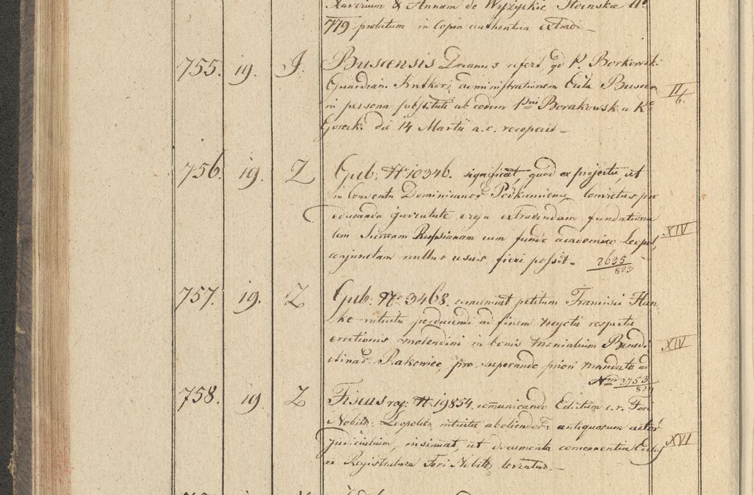 Zdjęcie nr 101 dla obiektu archiwalnego: Protocollon exhibitorum in Ecclesiasticis ex anno 1825