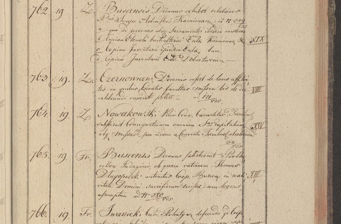 Zdjęcie nr 102 dla obiektu archiwalnego: Protocollon exhibitorum in Ecclesiasticis ex anno 1825