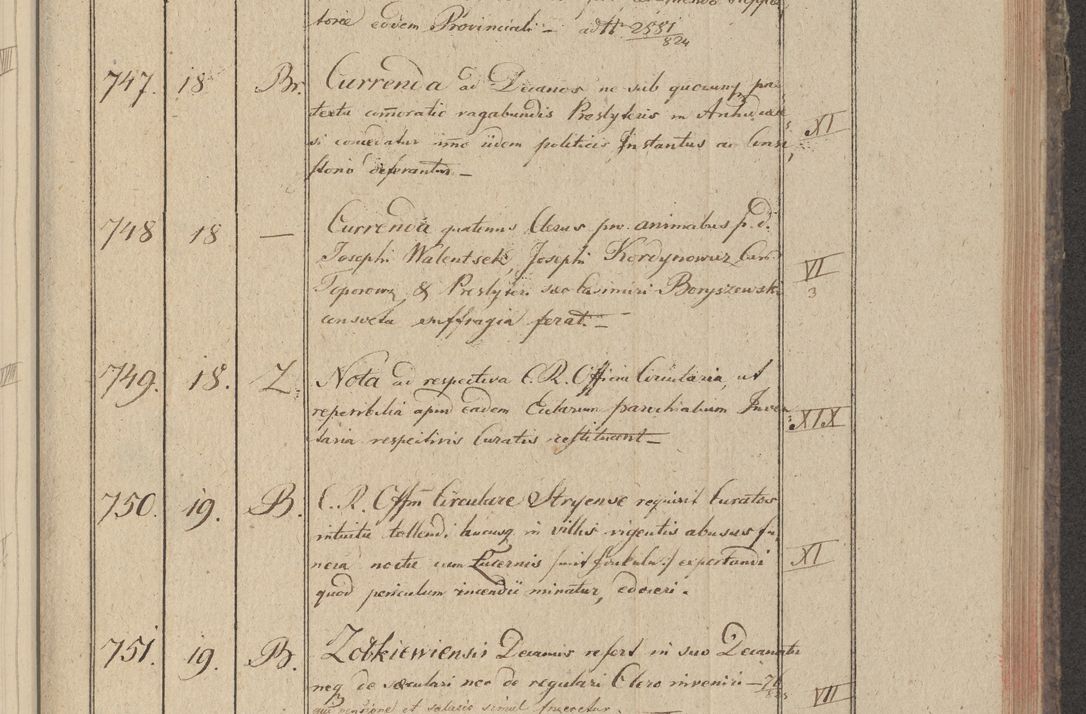 Zdjęcie nr 100 dla obiektu archiwalnego: Protocollon exhibitorum in Ecclesiasticis ex anno 1825