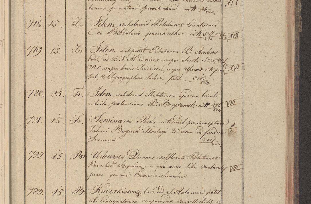 Zdjęcie nr 96 dla obiektu archiwalnego: Protocollon exhibitorum in Ecclesiasticis ex anno 1825