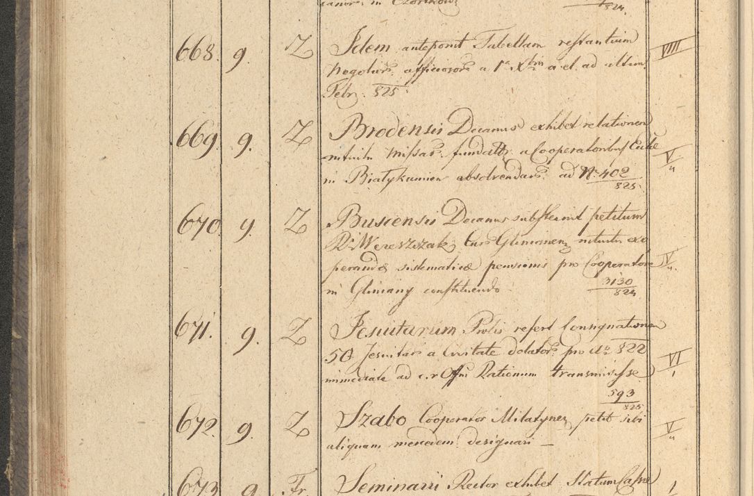 Zdjęcie nr 89 dla obiektu archiwalnego: Protocollon exhibitorum in Ecclesiasticis ex anno 1825