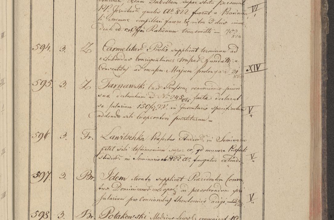 Zdjęcie nr 80 dla obiektu archiwalnego: Protocollon exhibitorum in Ecclesiasticis ex anno 1825
