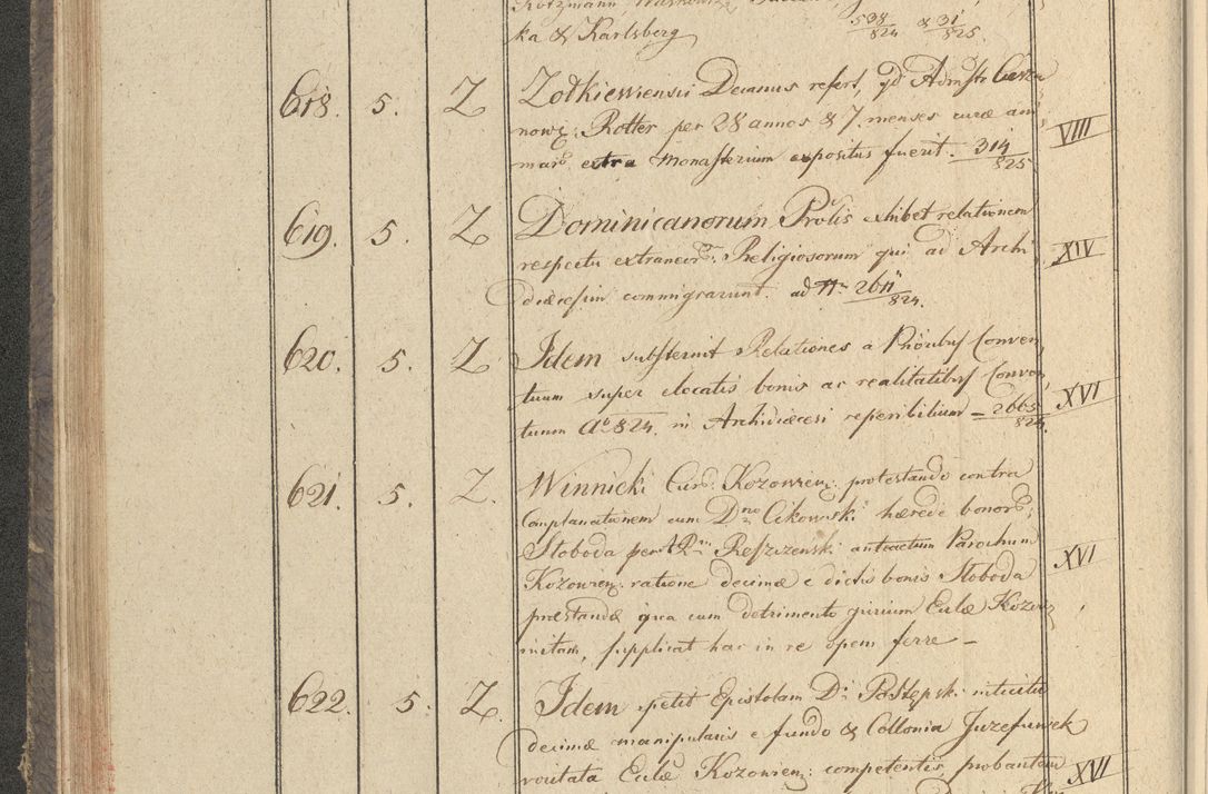 Zdjęcie nr 83 dla obiektu archiwalnego: Protocollon exhibitorum in Ecclesiasticis ex anno 1825