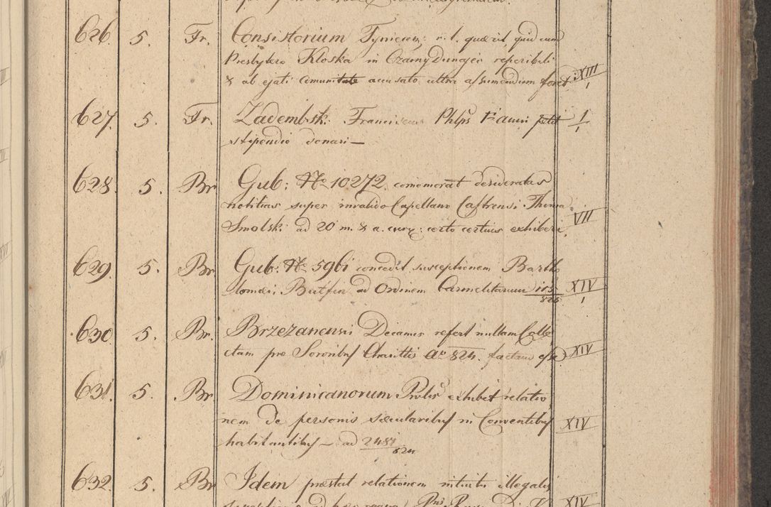 Zdjęcie nr 84 dla obiektu archiwalnego: Protocollon exhibitorum in Ecclesiasticis ex anno 1825