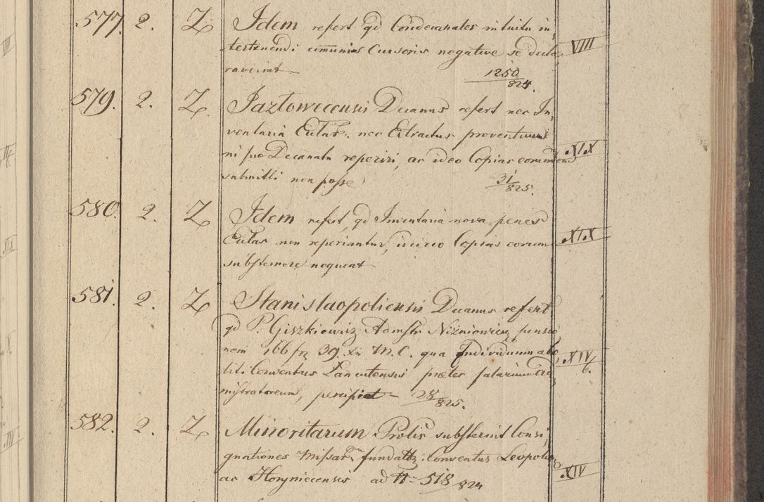 Zdjęcie nr 78 dla obiektu archiwalnego: Protocollon exhibitorum in Ecclesiasticis ex anno 1825