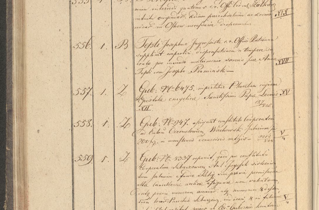 Zdjęcie nr 75 dla obiektu archiwalnego: Protocollon exhibitorum in Ecclesiasticis ex anno 1825