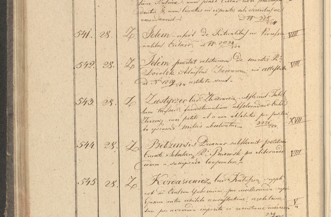 Zdjęcie nr 73 dla obiektu archiwalnego: Protocollon exhibitorum in Ecclesiasticis ex anno 1825