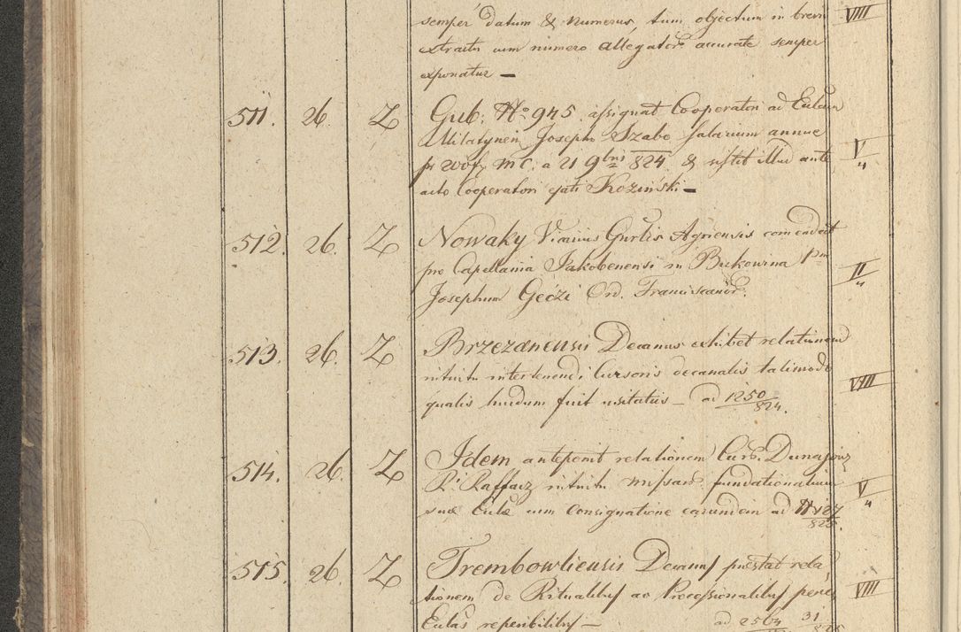 Zdjęcie nr 69 dla obiektu archiwalnego: Protocollon exhibitorum in Ecclesiasticis ex anno 1825