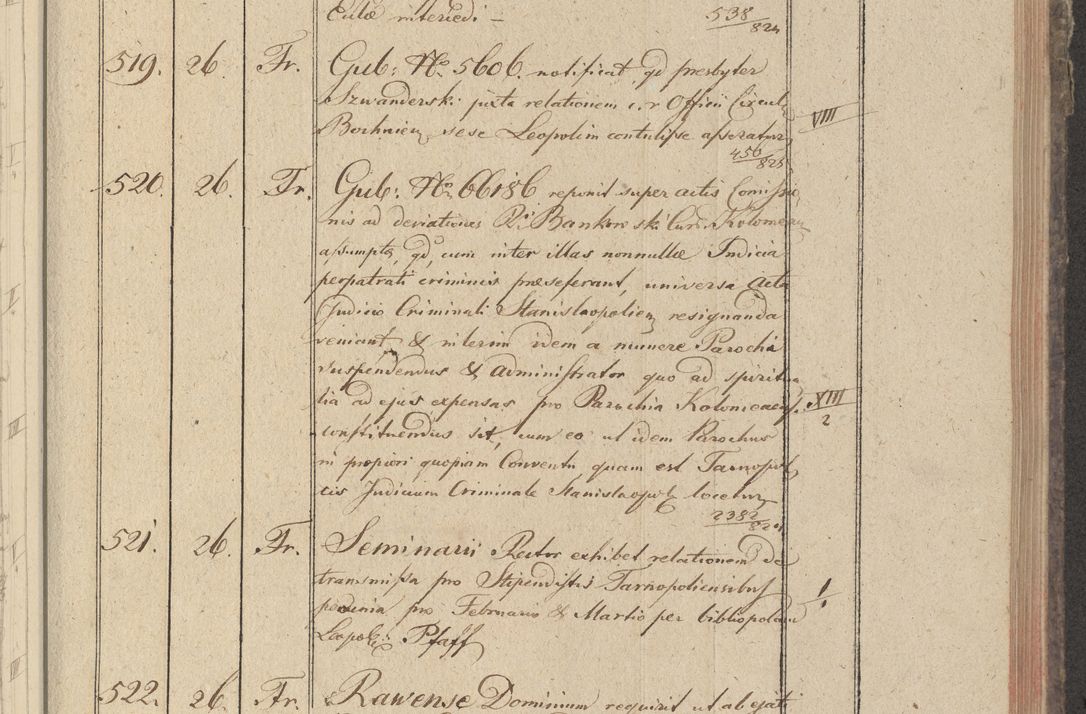 Zdjęcie nr 70 dla obiektu archiwalnego: Protocollon exhibitorum in Ecclesiasticis ex anno 1825