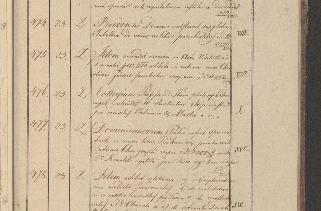 Zdjęcie nr 64 dla obiektu archiwalnego: Protocollon exhibitorum in Ecclesiasticis ex anno 1825