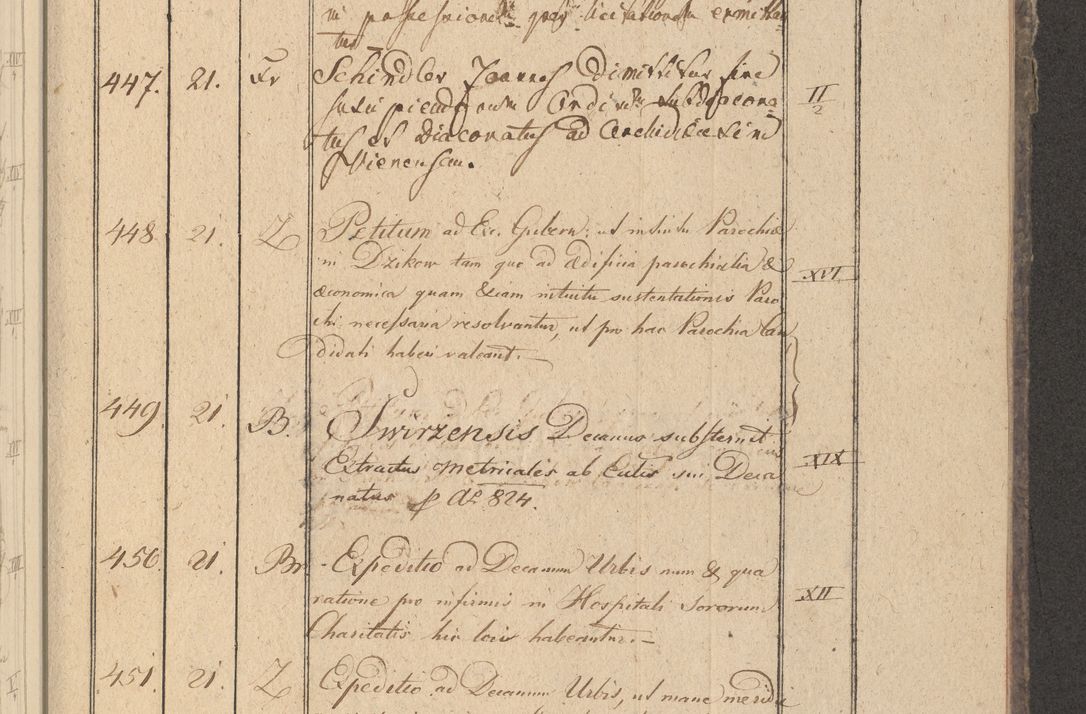 Zdjęcie nr 60 dla obiektu archiwalnego: Protocollon exhibitorum in Ecclesiasticis ex anno 1825