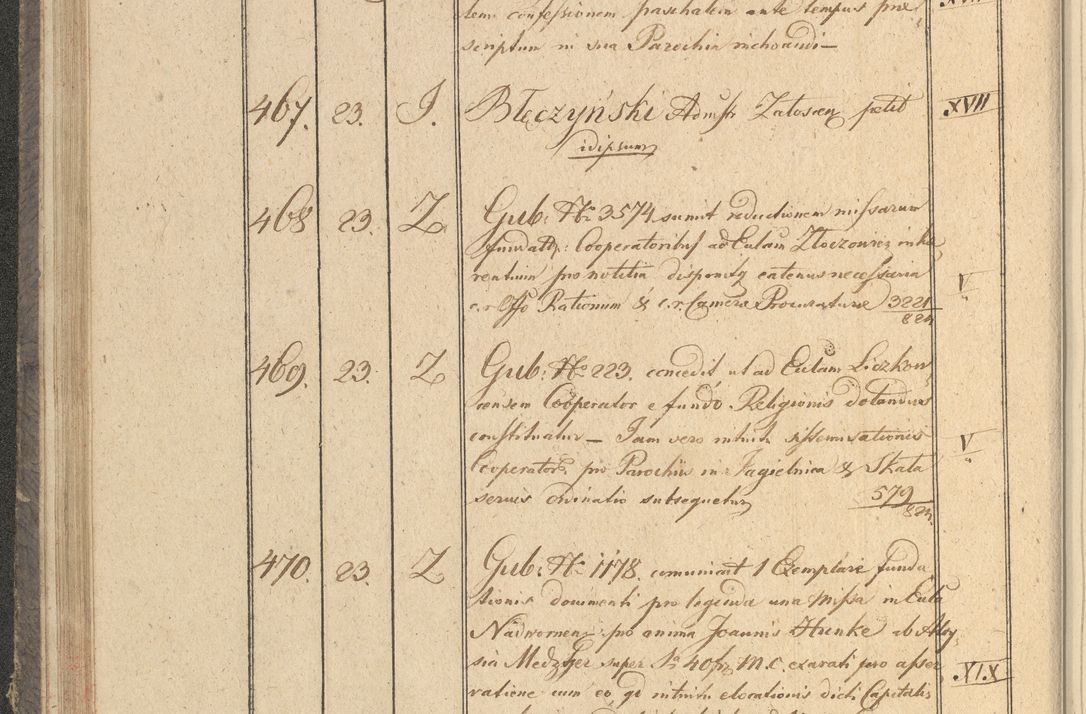 Zdjęcie nr 63 dla obiektu archiwalnego: Protocollon exhibitorum in Ecclesiasticis ex anno 1825