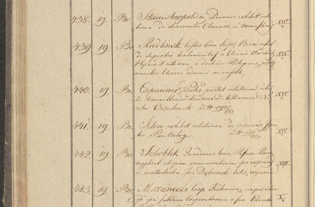 Zdjęcie nr 59 dla obiektu archiwalnego: Protocollon exhibitorum in Ecclesiasticis ex anno 1825