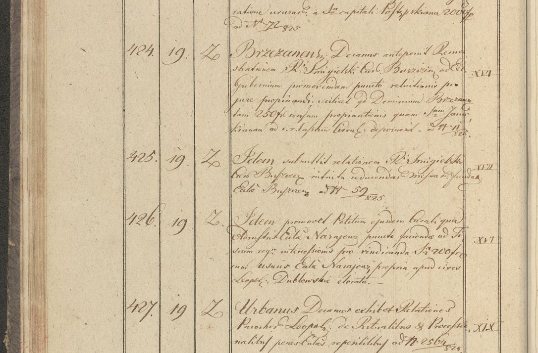 Zdjęcie nr 57 dla obiektu archiwalnego: Protocollon exhibitorum in Ecclesiasticis ex anno 1825