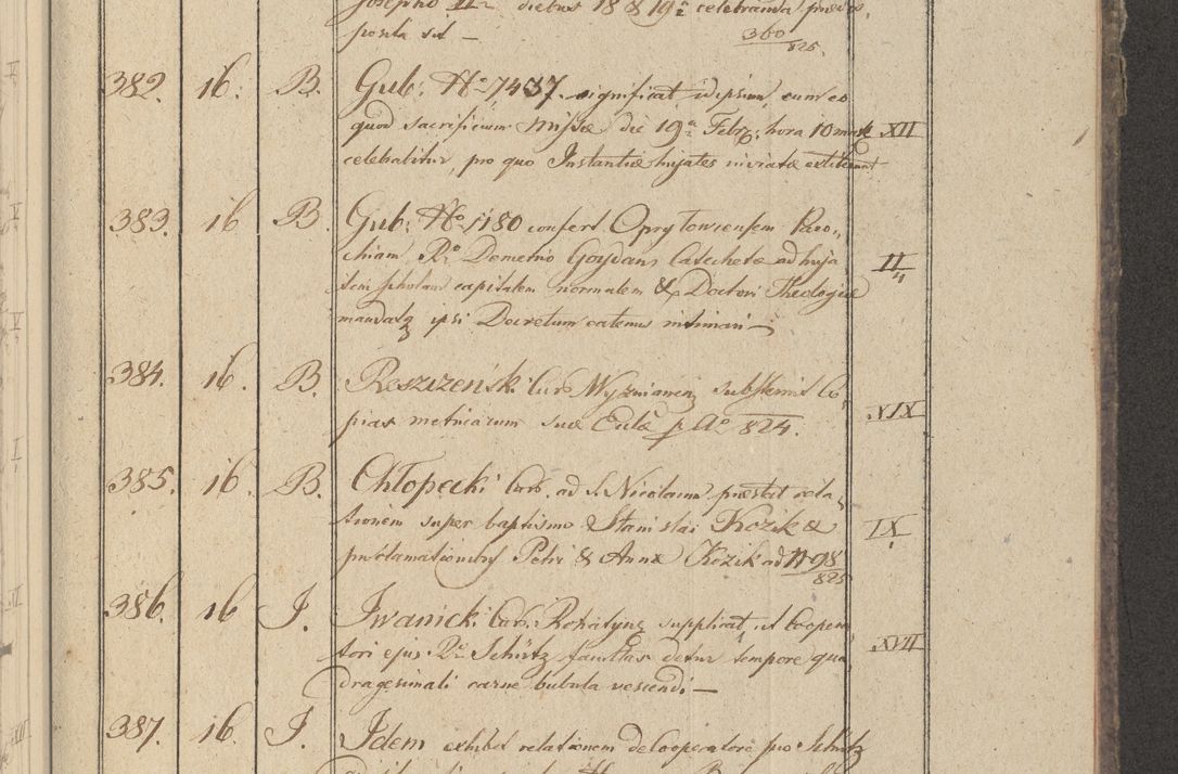 Zdjęcie nr 52 dla obiektu archiwalnego: Protocollon exhibitorum in Ecclesiasticis ex anno 1825
