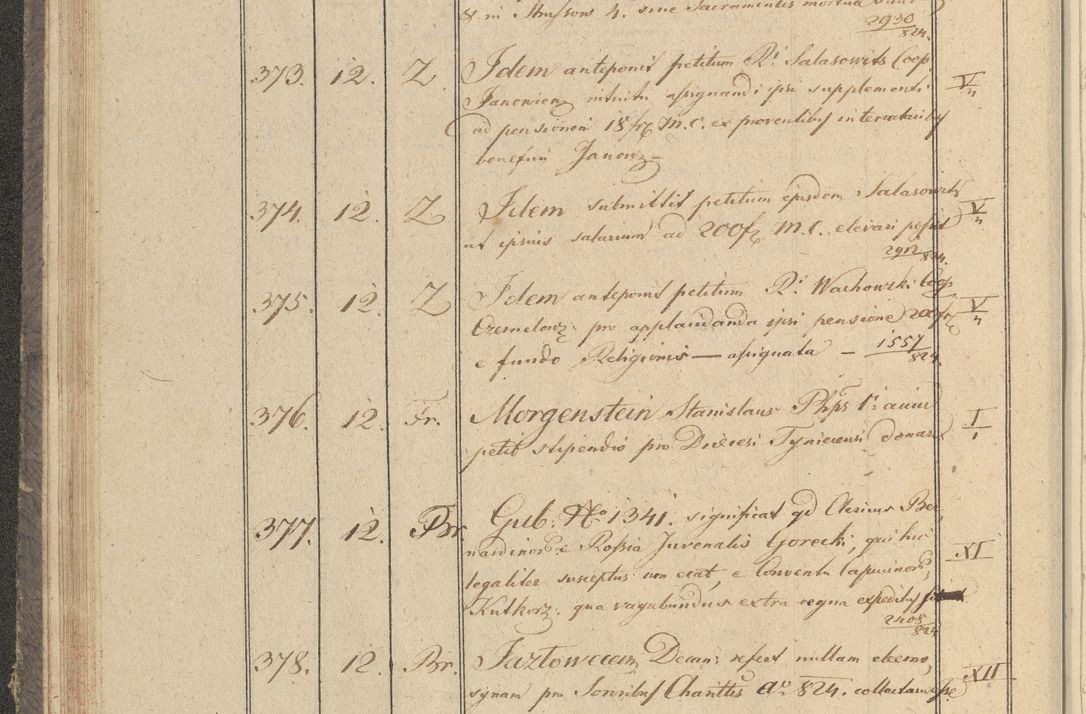 Zdjęcie nr 51 dla obiektu archiwalnego: Protocollon exhibitorum in Ecclesiasticis ex anno 1825