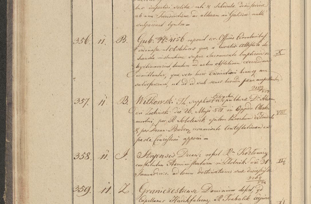 Zdjęcie nr 49 dla obiektu archiwalnego: Protocollon exhibitorum in Ecclesiasticis ex anno 1825
