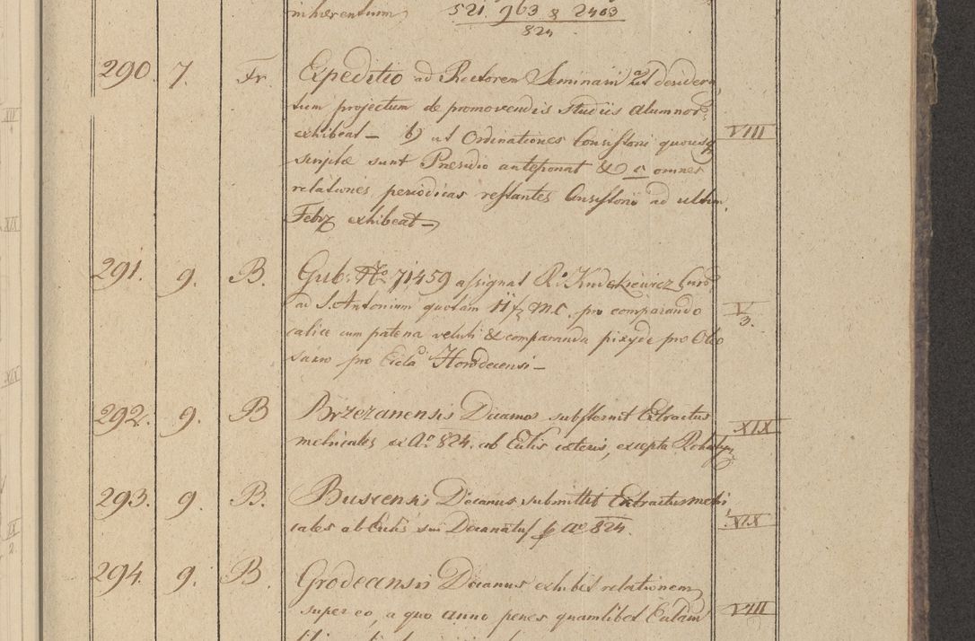 Zdjęcie nr 42 dla obiektu archiwalnego: Protocollon exhibitorum in Ecclesiasticis ex anno 1825