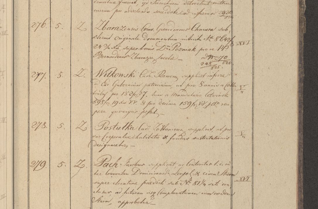 Zdjęcie nr 40 dla obiektu archiwalnego: Protocollon exhibitorum in Ecclesiasticis ex anno 1825