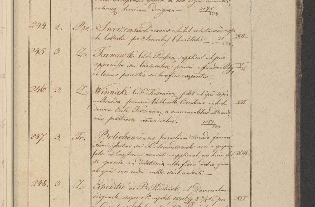 Zdjęcie nr 36 dla obiektu archiwalnego: Protocollon exhibitorum in Ecclesiasticis ex anno 1825