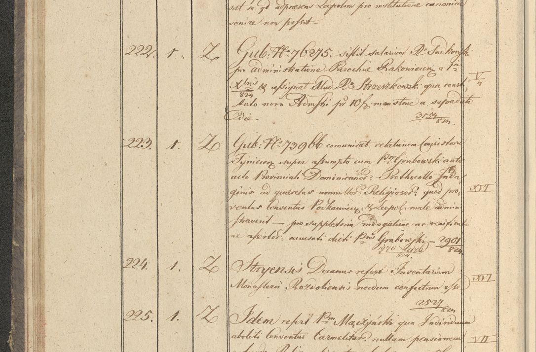 Zdjęcie nr 33 dla obiektu archiwalnego: Protocollon exhibitorum in Ecclesiasticis ex anno 1825