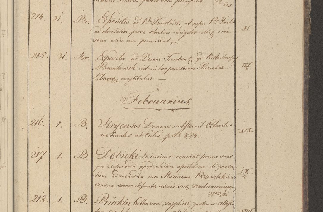Zdjęcie nr 32 dla obiektu archiwalnego: Protocollon exhibitorum in Ecclesiasticis ex anno 1825