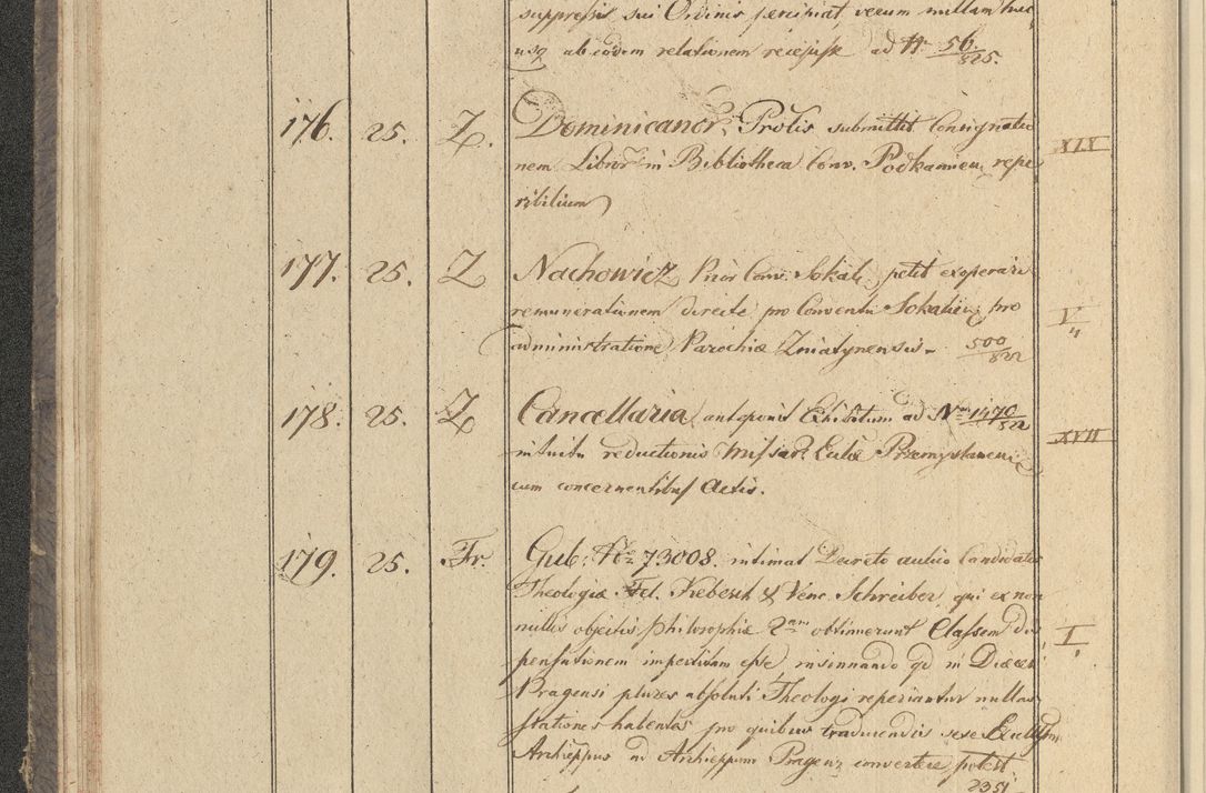 Zdjęcie nr 27 dla obiektu archiwalnego: Protocollon exhibitorum in Ecclesiasticis ex anno 1825