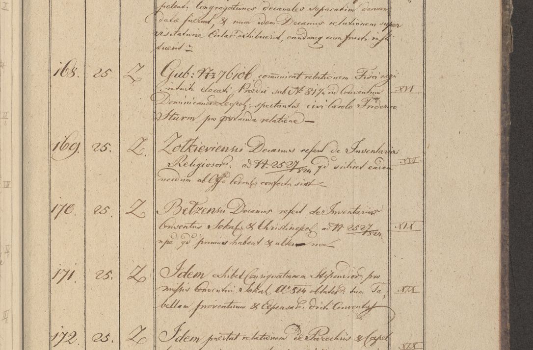 Zdjęcie nr 26 dla obiektu archiwalnego: Protocollon exhibitorum in Ecclesiasticis ex anno 1825