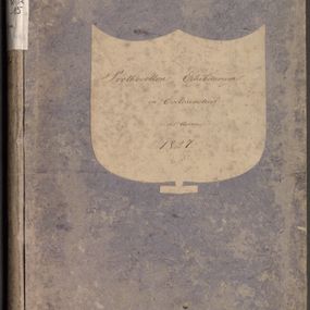 Zdjęcie nr 1 dla obiektu archiwalnego: Protocollon exhibitorum in Ecclesiasticis ex anno 1827