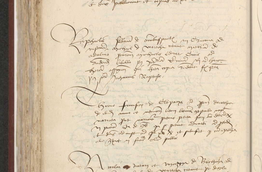 Zdjęcie nr 581 dla obiektu archiwalnego: [Acta actorum officialia coram Raphaele de Skawina]