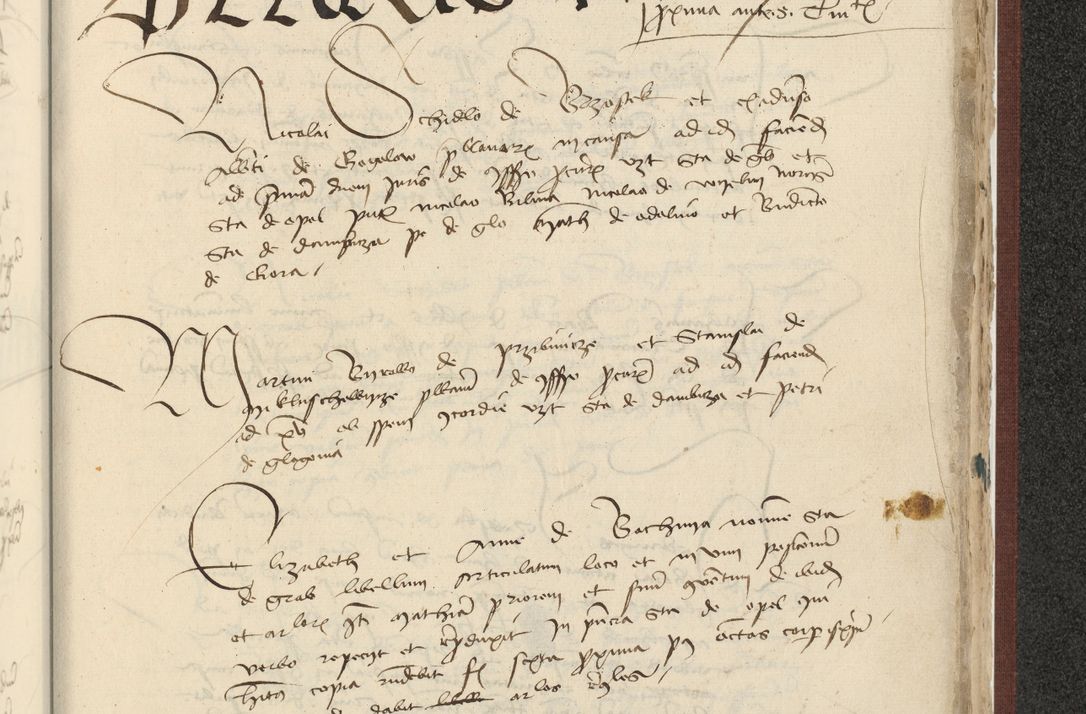 Zdjęcie nr 542 dla obiektu archiwalnego: [Acta actorum officialia coram Raphaele de Skawina]