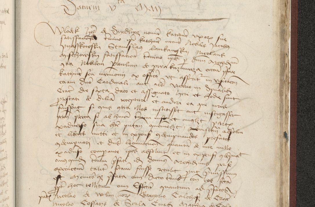 Zdjęcie nr 522 dla obiektu archiwalnego: [Acta actorum officialia coram Raphaele de Skawina]