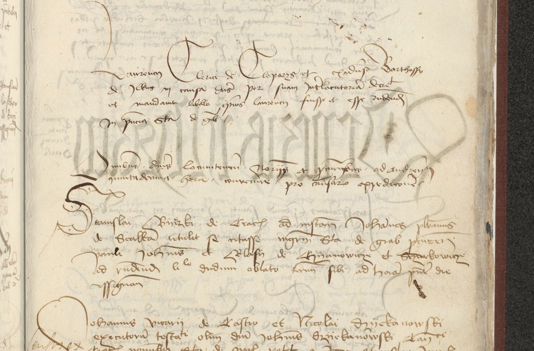 Zdjęcie nr 460 dla obiektu archiwalnego: [Acta actorum officialia coram Raphaele de Skawina]