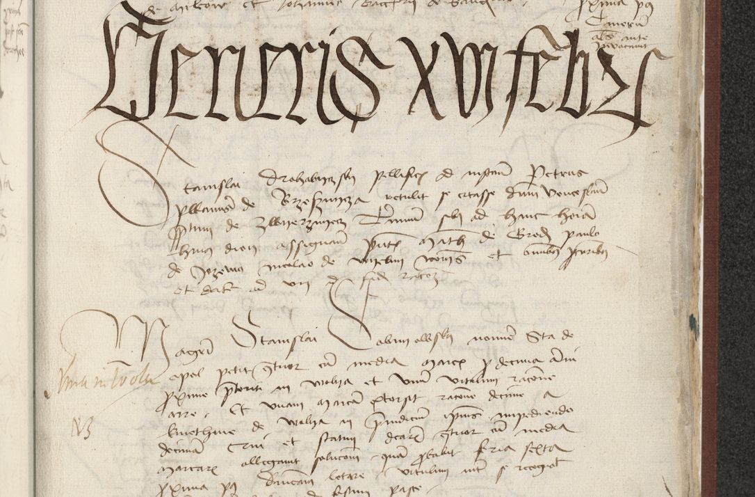 Zdjęcie nr 448 dla obiektu archiwalnego: [Acta actorum officialia coram Raphaele de Skawina]