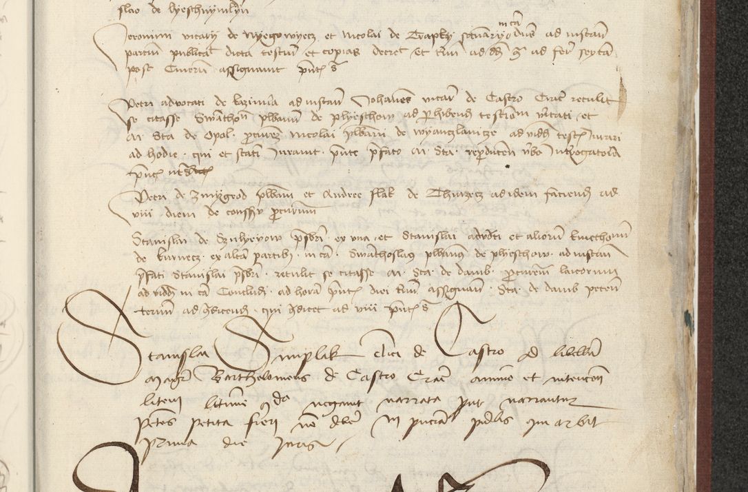 Zdjęcie nr 442 dla obiektu archiwalnego: [Acta actorum officialia coram Raphaele de Skawina]