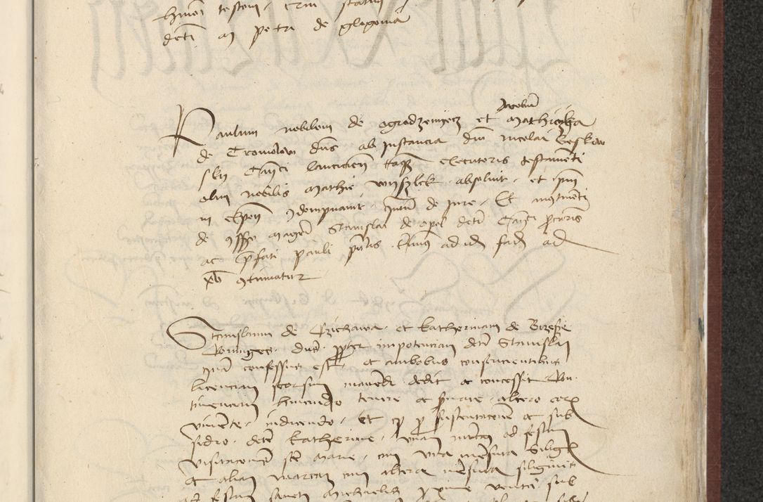 Zdjęcie nr 392 dla obiektu archiwalnego: [Acta actorum officialia coram Raphaele de Skawina]