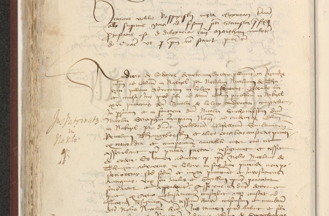 Zdjęcie nr 389 dla obiektu archiwalnego: [Acta actorum officialia coram Raphaele de Skawina]