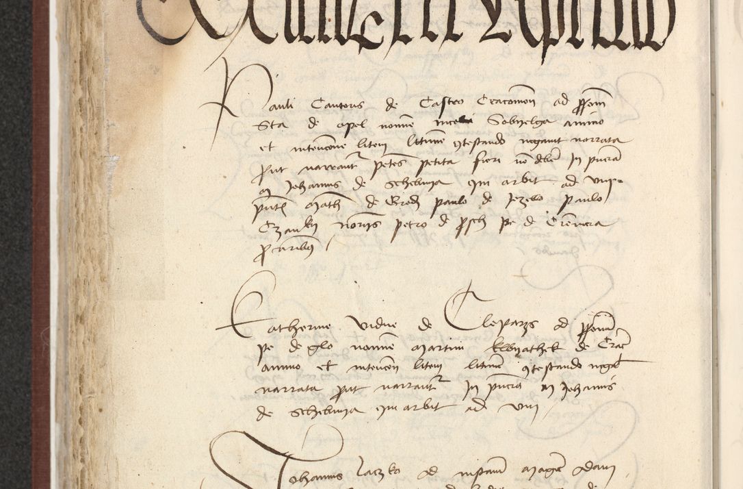 Zdjęcie nr 369 dla obiektu archiwalnego: [Acta actorum officialia coram Raphaele de Skawina]