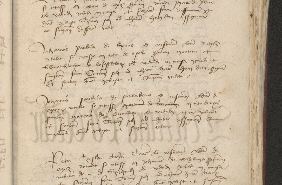 Zdjęcie nr 264 dla obiektu archiwalnego: [Acta actorum officialia coram Raphaele de Skawina]