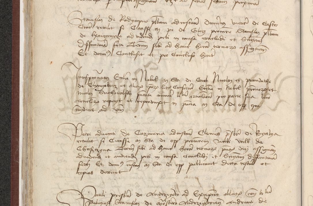 Zdjęcie nr 243 dla obiektu archiwalnego: [Acta actorum officialia coram Raphaele de Skawina]