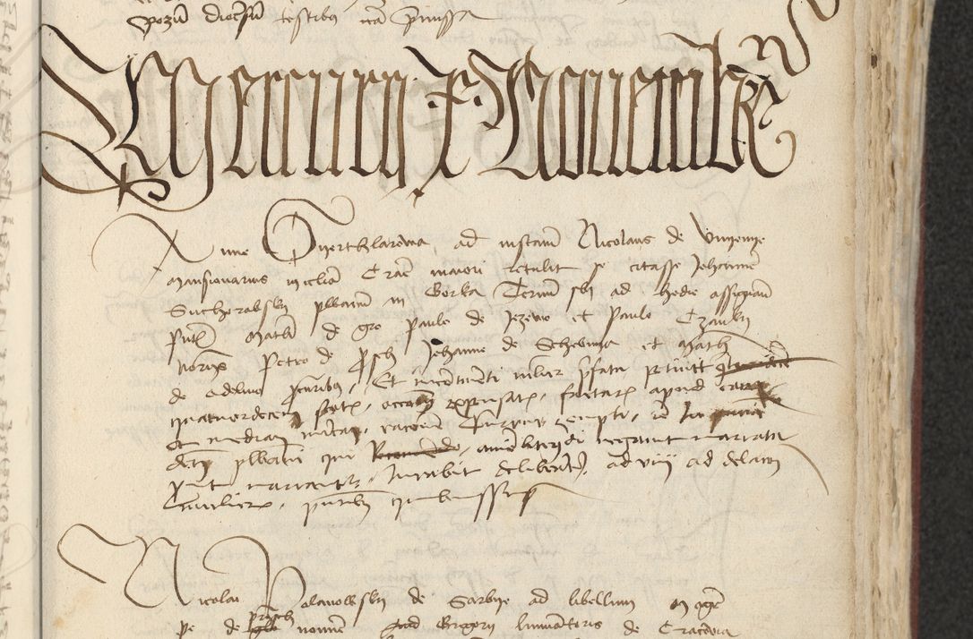 Zdjęcie nr 232 dla obiektu archiwalnego: [Acta actorum officialia coram Raphaele de Skawina]