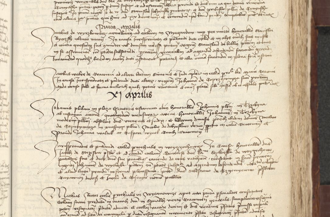 Zdjęcie nr 201 dla obiektu archiwalnego: [Acta actorum vicarialia coram Johanne de Slupcza]