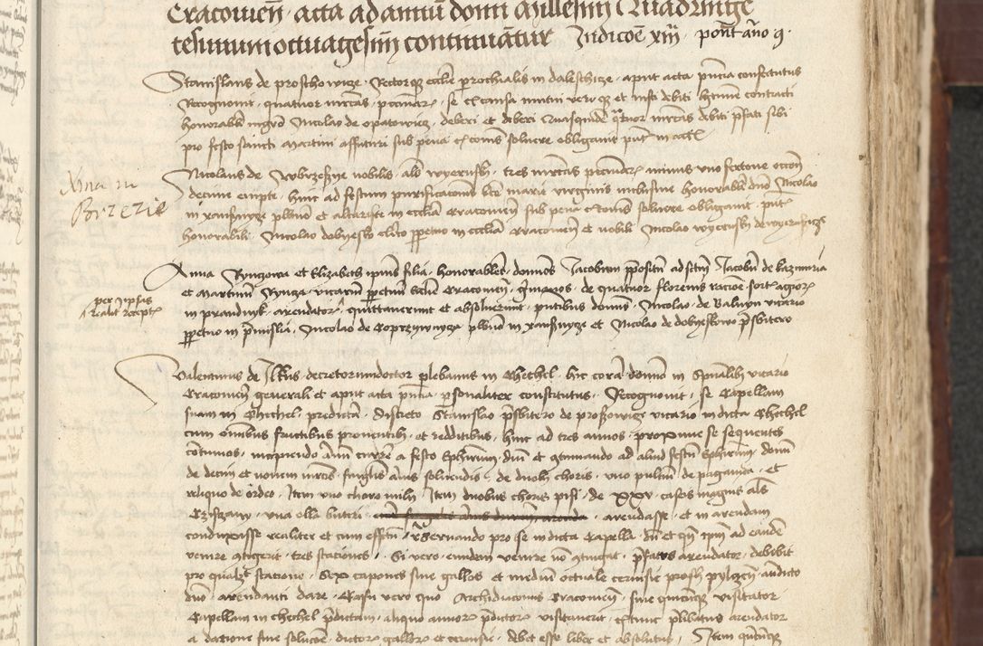 Zdjęcie nr 185 dla obiektu archiwalnego: [Acta actorum vicarialia coram Johanne de Slupcza]