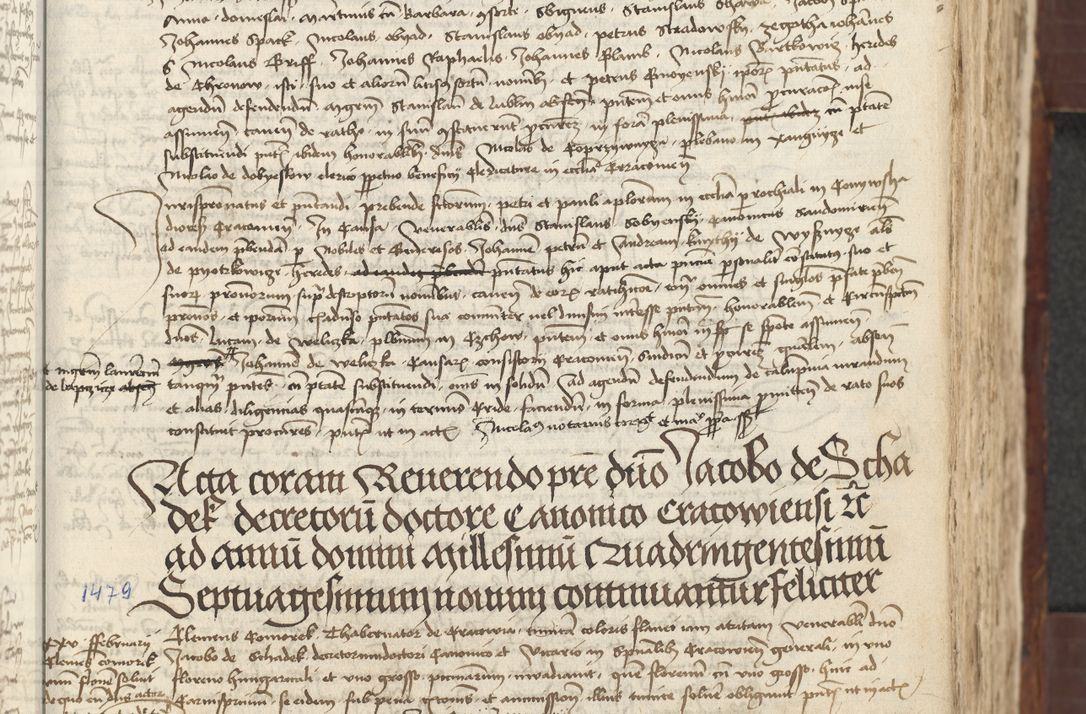 Zdjęcie nr 153 dla obiektu archiwalnego: [Acta actorum vicarialia coram Johanne de Slupcza]